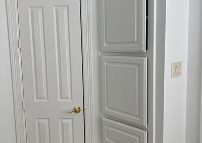 cabinet painting white painted door raised panel cabinet doors drying clean finish