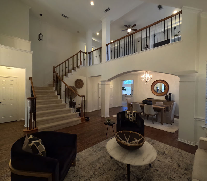 interior painting modern room clean finish