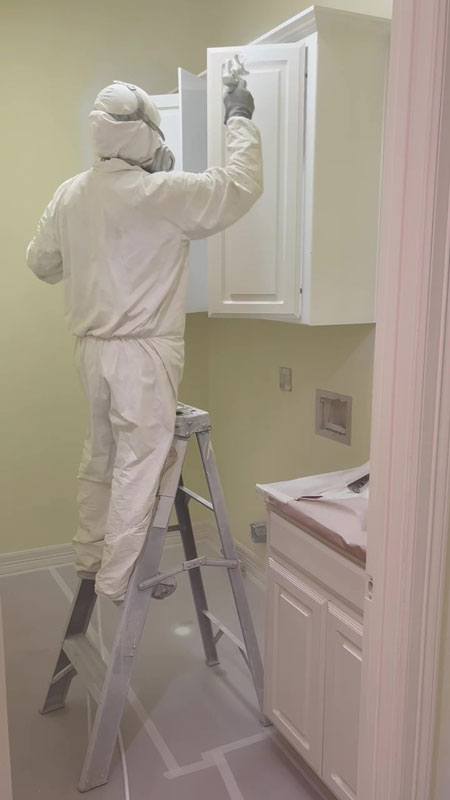 PPP interior painting precision application technique