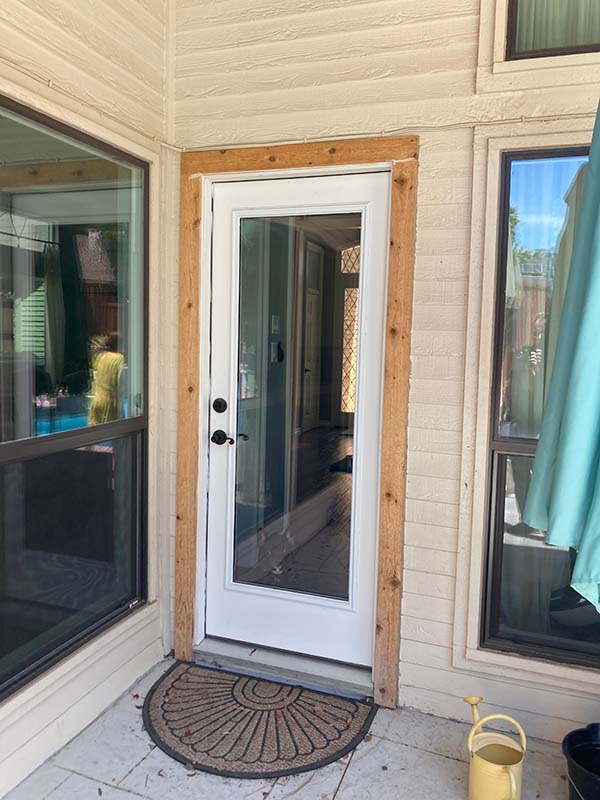 trim painting smooth finish result